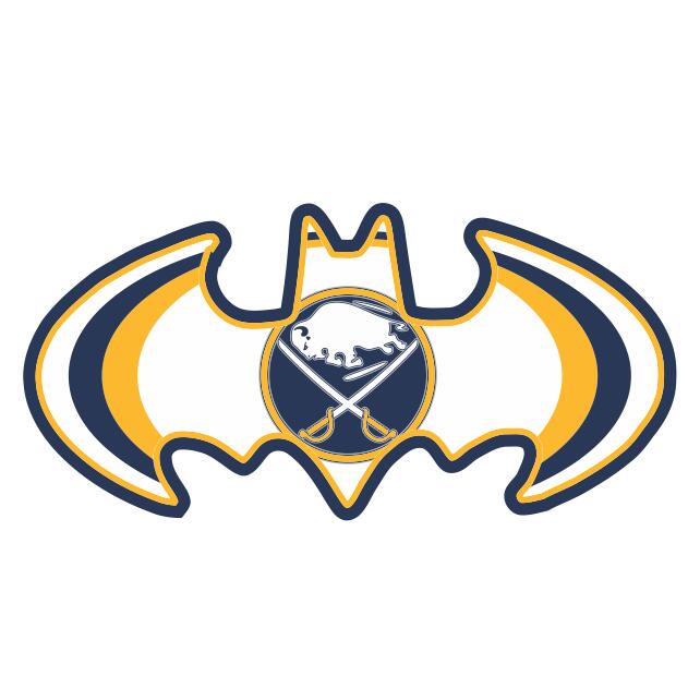 Buffalo Sabres Batman Logo fabric transfer
